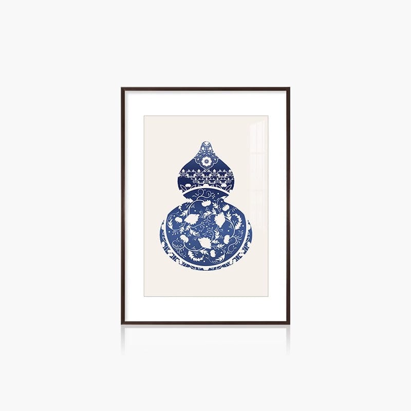 Blue&White Gourd Wall Art